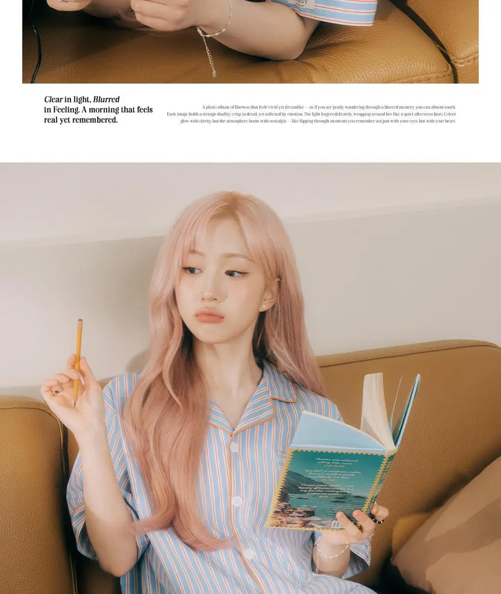 [해원 Pick] 도씨 실크핏 시에르 반팔 커플 잠옷 세트 상세페이지 3